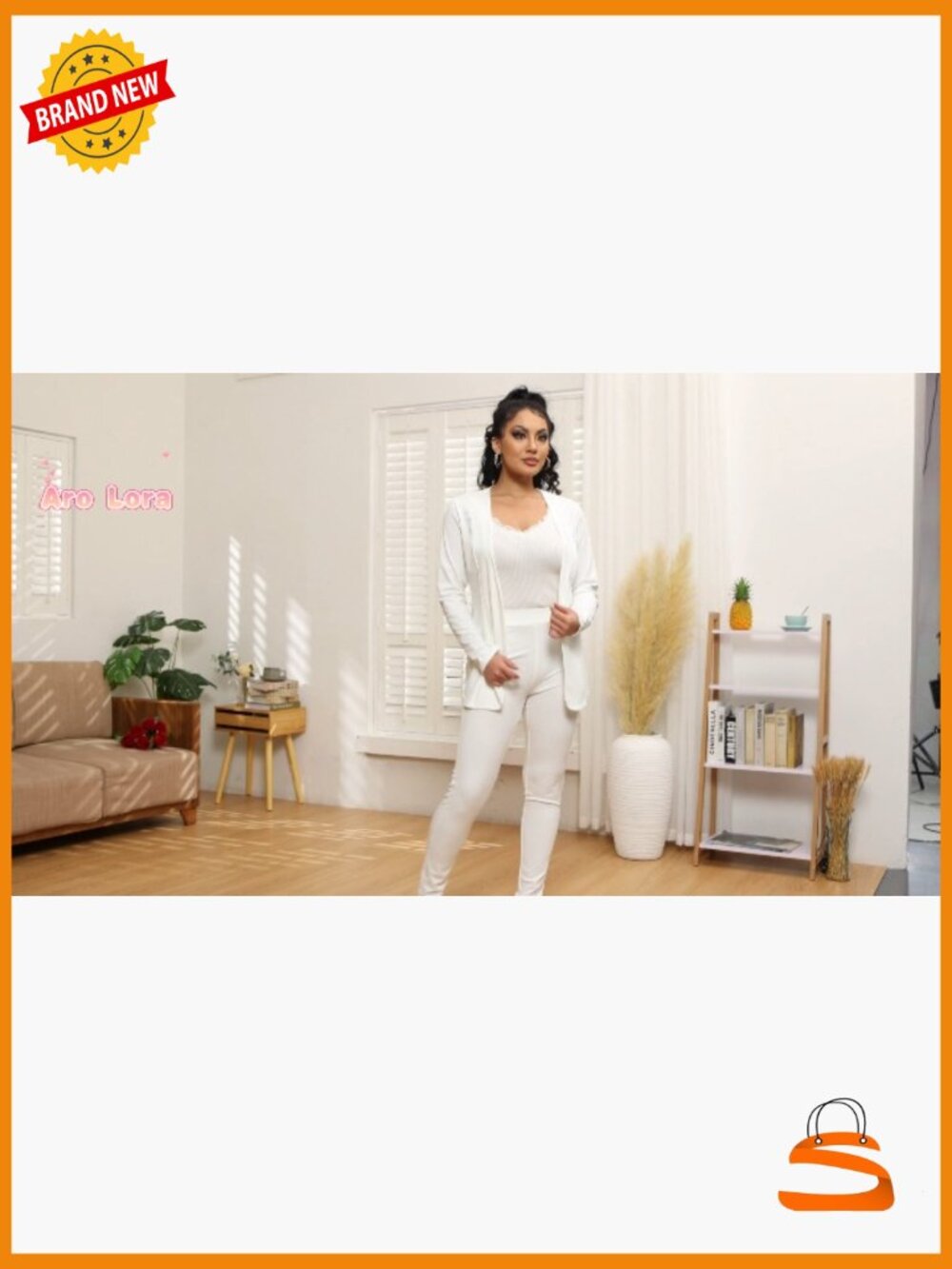 Women's 2 Piece Pant Suit Set Blazer & Pencil Pants - Picture 7 of 7